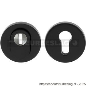 GPF Bouwbeslag Smeedijzer GPF9392.64 Set veiligheidsrozet rond 54 mm SKG*** kerntrekbeveiliging smeedijzer zwart - R21013019 - afbeelding 1