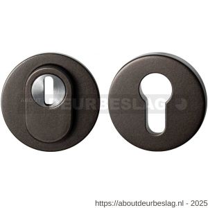 GPF Bouwbeslag Anastasius GPF9392.A1 Set rond veiligheidsrozet 54 mm SKG*** kerntrekbeveiliging Dark blend - R21011477 - afbeelding 1