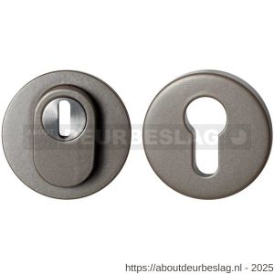 GPF Bouwbeslag Anastasius GPF9392.A3 Set rond veiligheidsrozet 54 mm SKG*** kerntrekbeveiliging Mocca blend - R21011481 - afbeelding 1