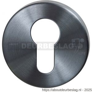 GPF Bouwbeslag PVD GPF9392.P1 Inside veiligheidsbinnenrozet rond 54 mm SKG*** PVD antraciet - R21012887 - afbeelding 1