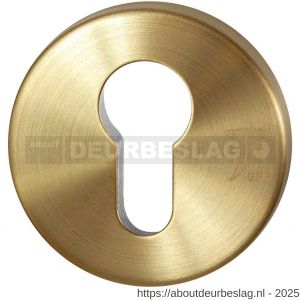 GPF Bouwbeslag PVD GPF9392.P4 Inside veiligheidsbinnenrozet rond 54 mm SKG*** PVD mat messing - R21012889 - afbeelding 1