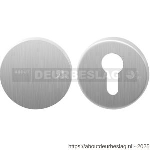 GPF Bouwbeslag RVS GPF9393.09 Set veiligheidsrozet rond 54 mm SKG*** buiten blind RVS geborsteld - R21012946 - afbeelding 1