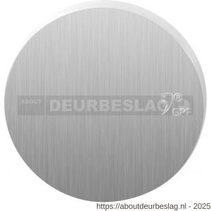 GPF Bouwbeslag RVS GPF9393.09 Outside veiligheidsbuitenrozet rond 54 mm SKG*** blind RVS geborsteld - R21012945 - afbeelding 1
