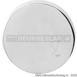 GPF Bouwbeslag RVS GPF9393.49 Outside veiligheidsbuitenrozet rond 54 mm SKG*** blind RVS gepolijst - R21012949 - afbeelding 1