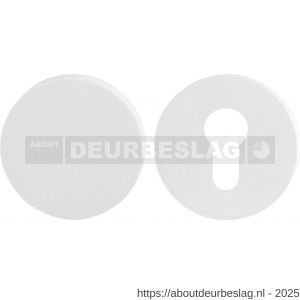 GPF Bouwbeslag ZwartWit GPF9393.62 Set veiligheidsrozet rond 54 mm SKG*** buiten blind wit - R21012958 - afbeelding 1