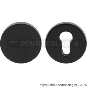 GPF Bouwbeslag Smeedijzer GPF9393.64 Set veiligheidsrozet rond 54 mm SKG*** buiten blind smeedijzer zwart - R21012965 - afbeelding 1