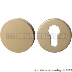GPF Bouwbeslag Anastasius GPF9393.A4 Set veiligheidsrozet rond 54x10 mm SKG*** buiten blind Champagne blend - R21012942 - afbeelding 1