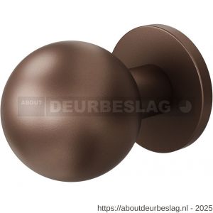 GPF Bouwbeslag Anastasius GPF9822.A2 kogel voordeurknop 63 mm op rozet 63 mm Bronze blend - R21012174 - afbeelding 1