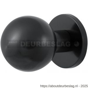 GPF Bouwbeslag PVD GPF9822.P1 kogel voordeurknop 63 mm op rozet 63 mm PVD antraciet - R21000321 - afbeelding 1