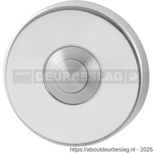 GPF Bouwbeslag RVS GPF9827.40 beldrukker rond 50x8 mm met RVS button RVS gepolijst - R21000192 - afbeelding 1