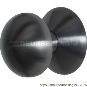 GPF Bouwbeslag PVD GPF9829.P1 Paddenstoel voordeurknop 65 mm op rozet 70 mm PVD antraciet - R21010509 - afbeelding 1
