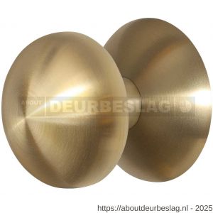 GPF Bouwbeslag PVD GPF9829.P4 Paddenstoel voordeurknop 65 mm op rozet 70 mm PVD mat messing - R21010510 - afbeelding 1