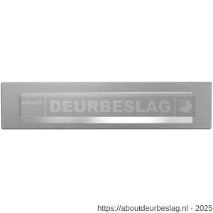 GPF Bouwbeslag RVS GPF9830.09 briefplaat 340x77 met valklep 280x45 mm RVS geborsteld - R21000213 - afbeelding 1