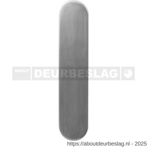 GPF Bouwbeslag RVS GPF9841.00 veiligheids binnenschild gatdeel SKG*** 248x52x8 mm afgerond geheel blind RVS geborsteld - R21004803 - afbeelding 1