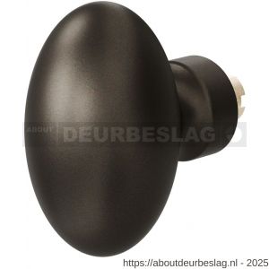 GPF Bouwbeslag Anastasius GPF9851.A1 S4 Ei-deurknop 62 mm voor veiligheids schilden vast met bout M10 Dark blend - R21013360 - afbeelding 1