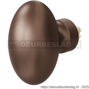 GPF Bouwbeslag Anastasius GPF9851.A2 S4 Ei-deurknop 62 mm voor veiligheids schilden vast met bout M10 Bronze blend - R21013362 - afbeelding 1