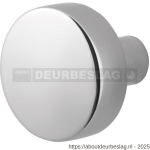 GPF Bouwbeslag RVS GPF9852.49 S4 vlakke deurknop 52x16 mm voor veiligheids schilden vast met bout M10 RVS gepolijst - R21005997 - afbeelding 1