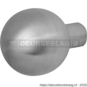 GPF Bouwbeslag RVS GPF9854.09 S4 kogel deurknop 50 mm voor veiligheids schilden vast met bout M10 RVS geborsteld - R21000334 - afbeelding 1