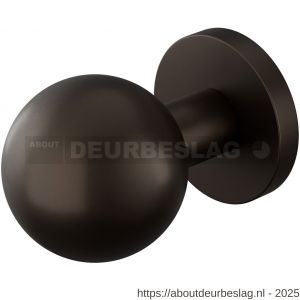GPF Bouwbeslag Anastasius GPF9854.A1-00 S5 kogel deurknop 50 mm met wisselstift op rond rozet Dark blend - R21016483 - afbeelding 1