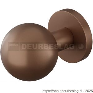 GPF Bouwbeslag Anastasius GPF9854.A2-00 S5 kogel deurknop 50 mm met wisselstift op rond rozet Bronze blend - R21016484 - afbeelding 1