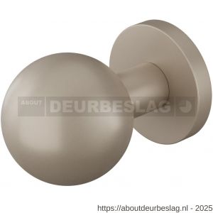 GPF Bouwbeslag Anastasius GPF9854.A3-00 S5 kogel deurknop 50 mm met wisselstift op rond rozet Mocca blend - R21016590 - afbeelding 1