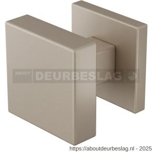 GPF Bouwbeslag Anastasius GPF9856.A3-02 S5 vierkante deurknop 53x53x16 mm met wisselstift op vierkant rozet Mocca blend - R21016489 - afbeelding 1