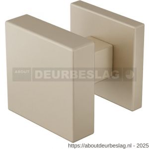 GPF Bouwbeslag Anastasius GPF9856.A4-02 S5 vierkante deurknop 53x53x16 mm met wisselstift op vierkant rozet Champagne blend - R21016490 - afbeelding 1