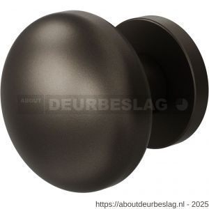 GPF Bouwbeslag Anastasius GPF9857.A1-00 S5 Paddenstoel deurknop 65 mm met wisselstift op rond rozet Dark blend - R21016491 - afbeelding 1
