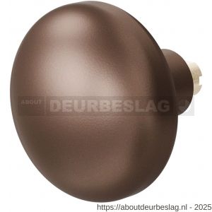 GPF Bouwbeslag Anastasius GPF9857.A2 S5 Paddenstoel deurknop 65 mm voor veiligheids schilden vast met wisselstift Bronze blend - R21012201 - afbeelding 1
