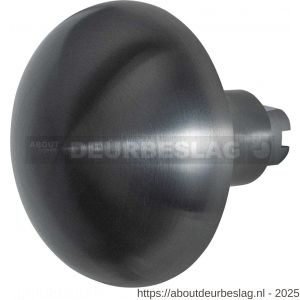GPF Bouwbeslag PVD GPF9857.P1 S4 Paddenstoel deurknop 65 mm voor veiligheids schilden vast met bout M10 PVD antraciet - R21010511 - afbeelding 1