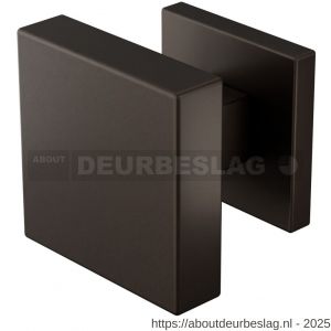 GPF Bouwbeslag Anastasius GPF9858.A1-02 S5 vierkante deurknop 60x60x16 mm met wisselstift op vierkant rozet Dark blend - R21016494 - afbeelding 1