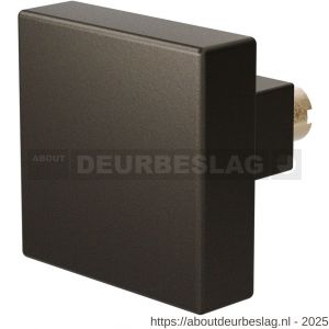 GPF Bouwbeslag Anastasius GPF9858.A1 S5 vierkante deurknop 60x60x16 mm voor veiligheids schilden vast met wisselstift Dark blend - R21012193 - afbeelding 1