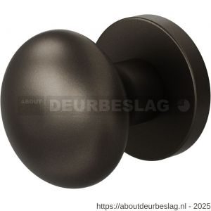 GPF Bouwbeslag Anastasius GPF9859.A1-00 S5 Paddenstoel deurknop 52 mm met wisselstift op rond rozet Dark blend - R21016497 - afbeelding 1