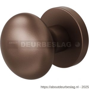 GPF Bouwbeslag Anastasius GPF9859.A2-00 S5 Paddenstoel deurknop 52 mm met wisselstift op rond rozet Bronze blend - R21016498 - afbeelding 1