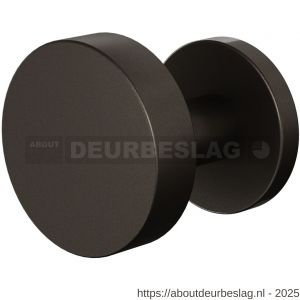 GPF Bouwbeslag Anastasius GPF9860.A1-00R S5 excentrische deurknop 60x16 mm met wisselstift op rond rozet rechtswijzend Dark blend - R21016501 - afbeelding 1