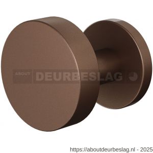 GPF Bouwbeslag Anastasius GPF9860.A2-00R S5 excentrische deurknop 60x16 mm met wisselstift op rond rozet rechtswijzend Bronze blend - R21016503 - afbeelding 1