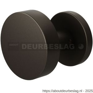 GPF Bouwbeslag Anastasius GPF9865.A1-00 S1 excentrische deurknop 60x16 mm draaibaar met rond rozet Dark blend - R21016635 - afbeelding 1