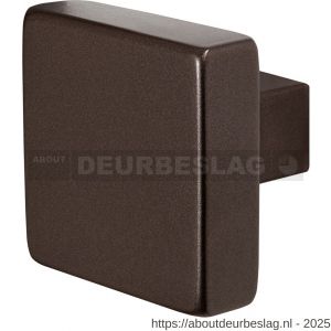 GPF Bouwbeslag Anastasius GPF9948.A1 S1 vierkante deurknop 53x53x16 mm draaibaar met krukstift Dark blend - R21011043 - afbeelding 1