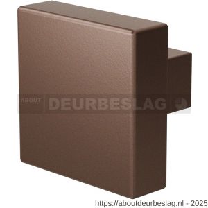 GPF Bouwbeslag Anastasius GPF9948.A2 S1 vierkante deurknop 53x53x16 mm draaibaar met krukstift Bronze blend - R21011044 - afbeelding 1