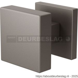 GPF Bouwbeslag Anastasius GPF9948.A3-02L S1 vierkante deurknop 53x53x16 mm draaibaar met vierkant rozet linkswijzend Mocca blend - R21016607 - afbeelding 1