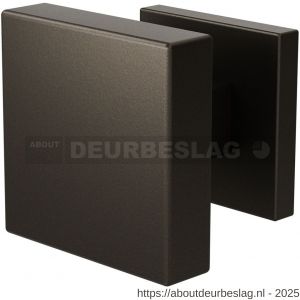 GPF Bouwbeslag Anastasius GPF9950.A1-02L S1 vierkante deurknop 60x60x16 mm draaibaar met vierkant rozet linkswijzend Dark blend - R21016613 - afbeelding 1