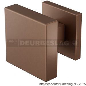 GPF Bouwbeslag Anastasius GPF9950.A2-02L S1 vierkante deurknop 60x60x16 mm draaibaar met vierkant rozet linkswijzend Bronze blend - R21016615 - afbeelding 1
