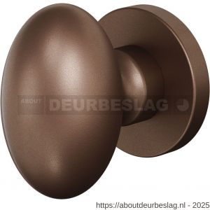 GPF Bouwbeslag Anastasius GPF9951.A2-00 S1 Ei-deurknop 62 mm draaibaar met ronde rozet Bronze blend - R21016623 - afbeelding 1
