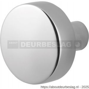 GPF Bouwbeslag RVS GPF9952.49 S3 vlakke deurknop 52x16 mm vast met metaalschroef M10 RVS gepolijst - R21003125 - afbeelding 1