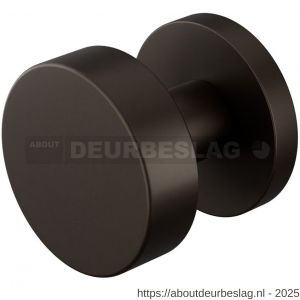 GPF Bouwbeslag Anastasius GPF9952.A1-00 S1 vlakke deurknop 52x16 mm draaibaar met ronde rozet Dark blend - R21016627 - afbeelding 1
