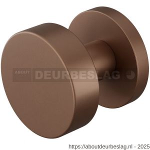 GPF Bouwbeslag Anastasius GPF9952.A2-00 S1 vlakke deurknop 52x16 mm draaibaar met ronde rozet Bronze blend - R21016628 - afbeelding 1
