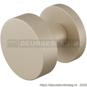 GPF Bouwbeslag Anastasius GPF9952.A4-00 S1 vlakke deurknop 52x16 mm draaibaar met ronde rozet Champagne blend - R21016630 - afbeelding 1