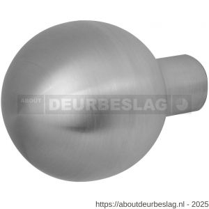 GPF Bouwbeslag RVS GPF9954.09 S2 kogel deurknop 50 mm vast met knopvastzetter RVS geborsteld - R21003193 - afbeelding 1