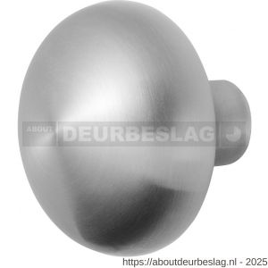 GPF Bouwbeslag RVS GPF9957.09 S1 Paddenstoel deurknop 65 mm draaibaar met krukstift RVS geborsteld - R21008939 - afbeelding 1