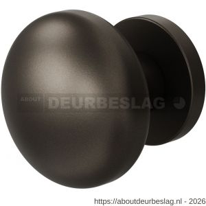 GPF Bouwbeslag Anastasius GPF9957.A1-00 S1 Paddenstoel deurknop 65 mm draaibaar met rond rozet Dark blend - R21016645 - afbeelding 1